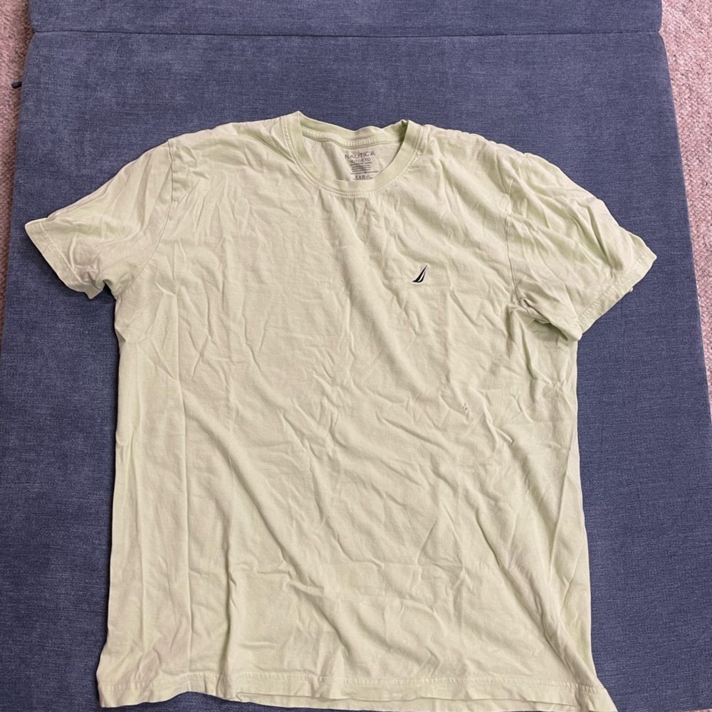 Nautica Men's Mint Green Short Sleeve Tee